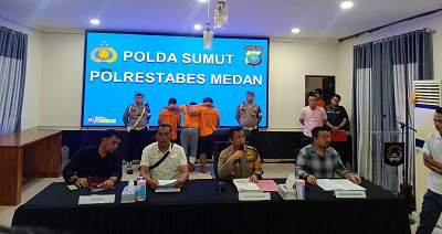 Polsek Percut Seituan Ringkus Komplotan Begal Sadis Terhadap Ojol Di Laut Dendang