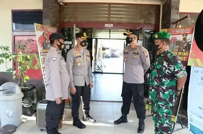 Kapolrestabes Medan Kunjungi Polsek Percut Seituan, Personel Agar Waspada