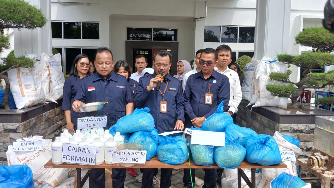 Lindungi Konsumen, BBPOM Medan Bongkar Peredaran Mie Kuning Berformalin Di Pematang Siantar