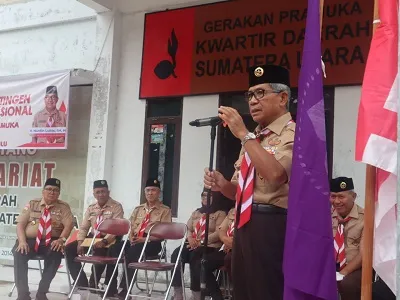 Kwardasu Lepas Kontingen Kemah Bela Negara Tingkat Nasional