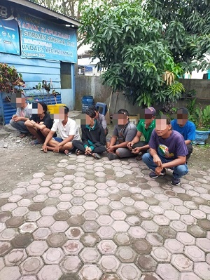 Sejumlah Preman Berkedok Calo Diamankan Dari Simpang Amplas