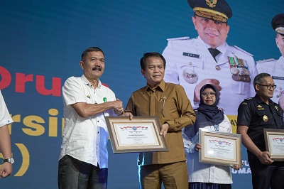 PTPN III (Persero) Terima Penghargaan P4GN Dari BNN Sumatera Utara