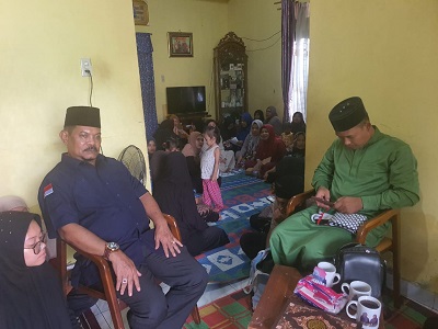 Caleg DPR RI H Rahudman Harahap, Silaturahmi Dengan Masyarakat Desa Sei Mencirim