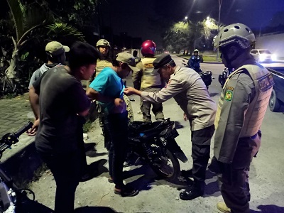 Polsek Percut Seituan Patroli Antisipasi Kejahatan Jalanan