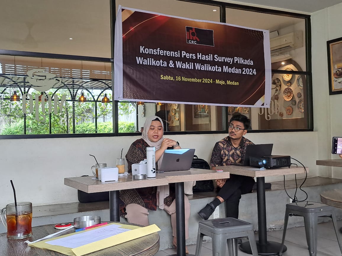 Hasil Survei City Research Center, Warga Medan Pilih Calon Wali Kota Dari Pendidikan Dan Anti Korupsi