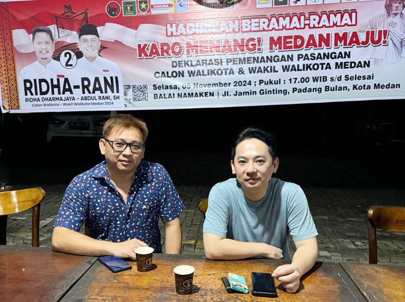 Survei Masih Unggul, Ridha Dharmajaya Calon Wali Kota Medan Yang Berkelas