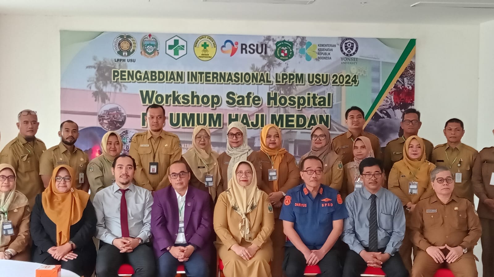 LPPM USU Bersama Yonsei University Korea dan Kemenkes RI dampingi RS Haji Menjadi Rumah Sakit Internasional dalam Save Hospital