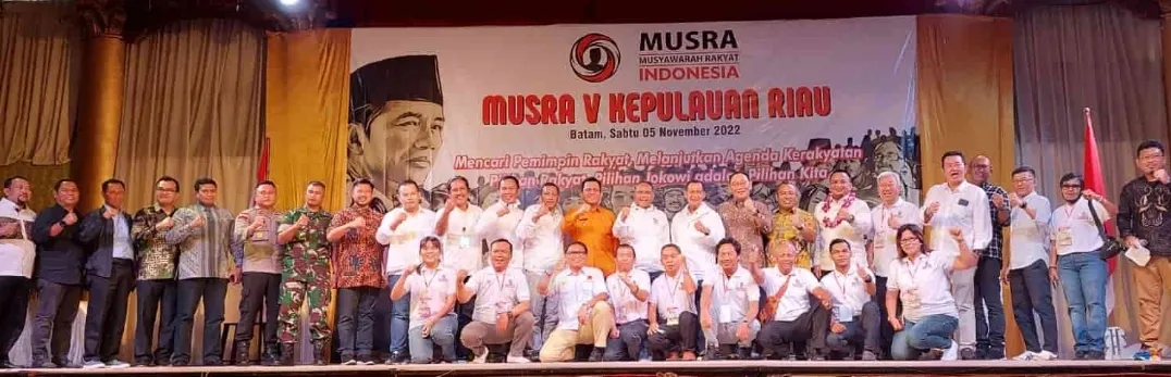 Pasangan Ganjar Moeldoko Menggema di Musra Batam