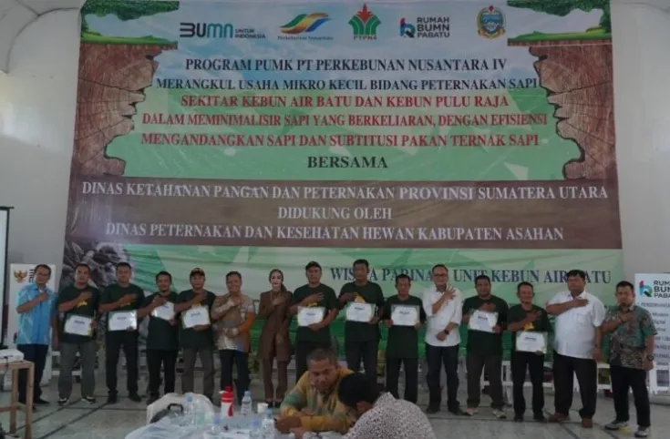 PUMK PTPN IV Kembali Adakan Sosialisasi Dan Pelatihan Kepada UMKM Tentang Pencegahan PMK Pada Hewan Ternak