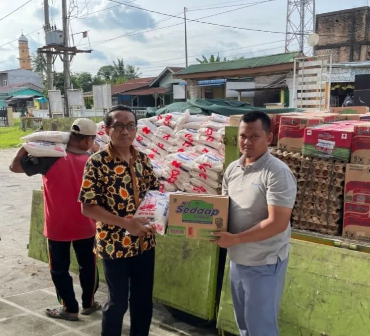 Inalum Serahkan Bantuan Untuk Korban Banjir Buntu Pane Asahan