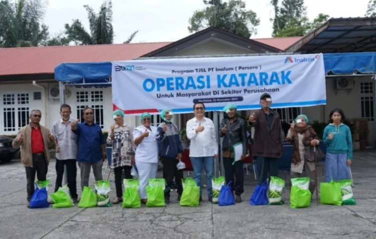 Semarakkan HUT Ke-47, Inalum Gelar Operasi Katarak Gratis