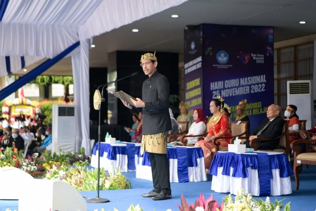 Mendikbudristek Nadiem Gelorakan Semangat Berinovasi Menciptakan Perubahan di Dunia Pendidikan