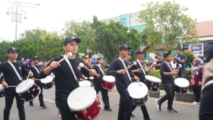Marching Band Pojok Pajak Aceh Meriahkan Car Free Day