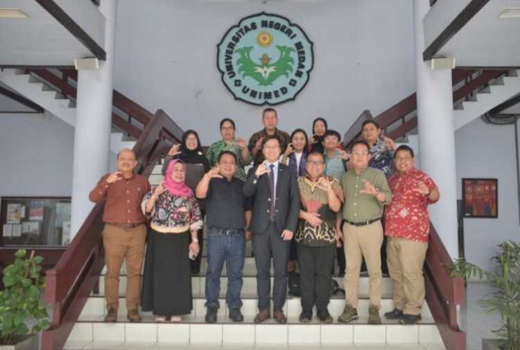 Unimed Terima Kunjungan Kerja British Council Indonesia Foundation