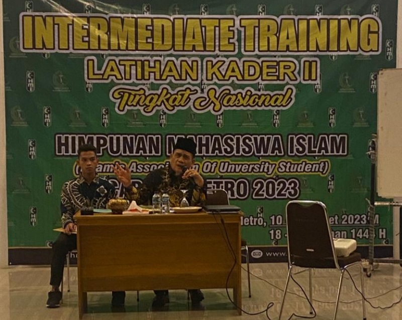 Romo Sampaikan Materi Di LK II HMI Tingkat Nasional