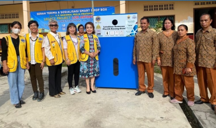 Edukasi Siswa Pilah Sampah, LCM Aryaguna Dan PT Mountrash Serahkan SDB Ke Sekolah-sekolah