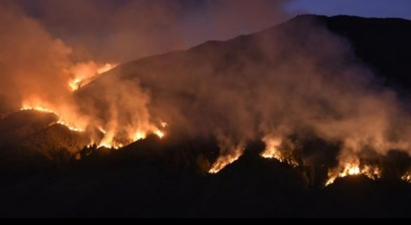 Catin Pemicu Bromo Terbakar Sempat Siram Api Pakai Air Mineral
