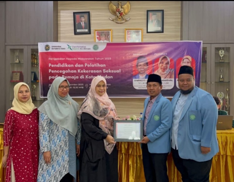LPPM USU Dukung Tim Pengabdian Skema Mono Cegah Kekerasan Seksual Pada Remaja