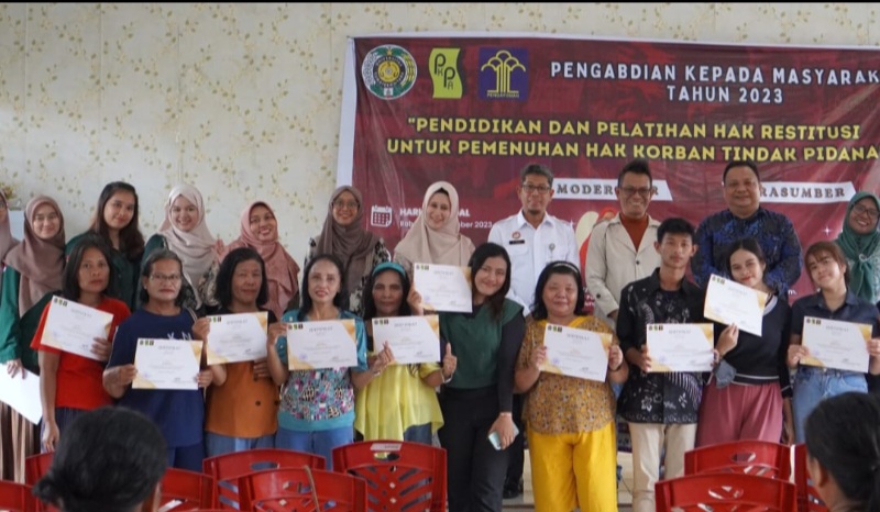 Tim Pengabdian Fakultas Hukum USU Gelar Pelatihan Dan Pendidikan