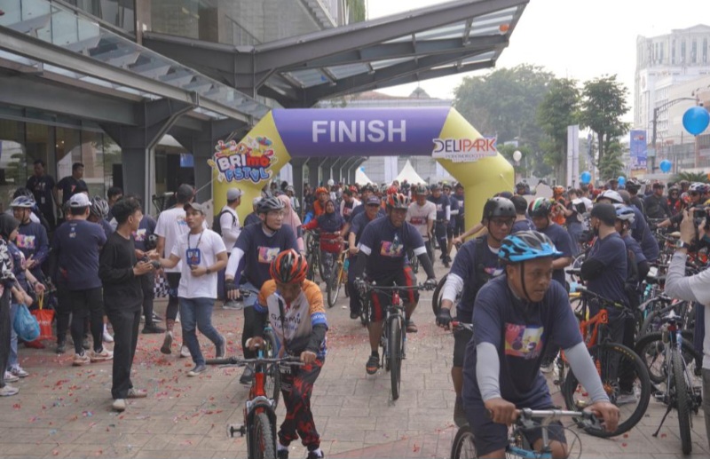 1.000 Bikers Semarakkan Festival BRImo