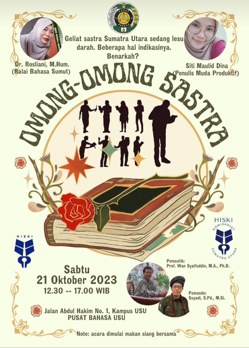 Omong Sastra Sumut Hadir Kembali