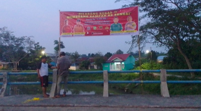 LPM Terjun Minta Pemko Medan Normalisasi Sungai Bedera