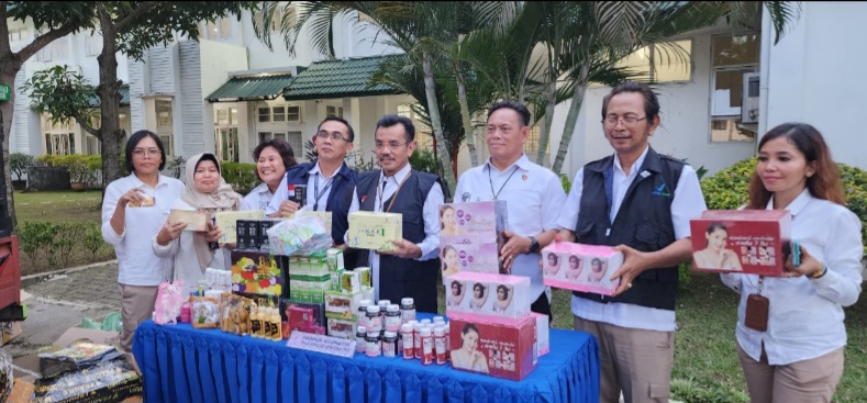 BBPOM Amankan Produk Kosmetik Tanpa Izin Ilegal Senilai Rp825 Juta