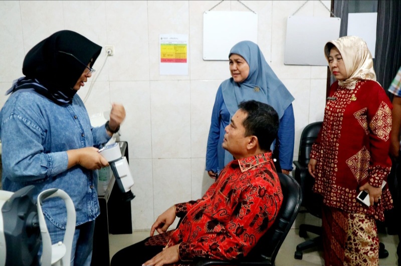 Sebanyak 222 Orang Lakukan Pemeriksaan Mata Di RSK Mata Sumut