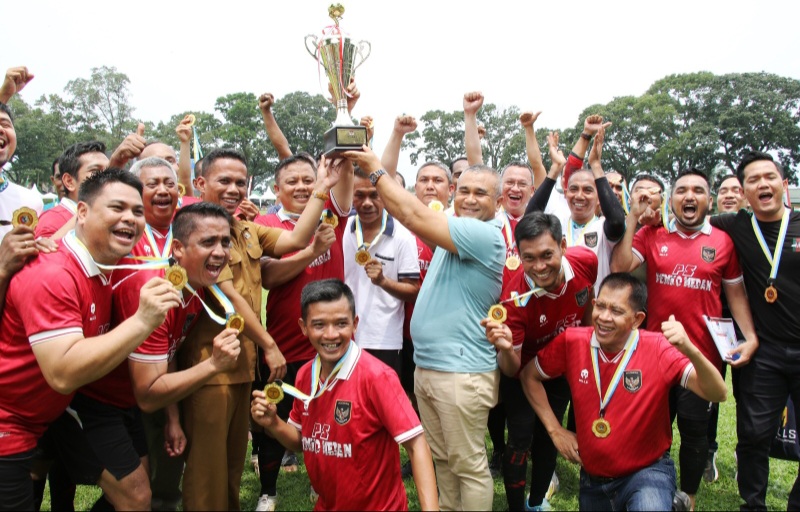 Pemko Medan Juara Sepakbola Komwil I APEKSI Setelah Bantai Pemko Lhokseumawe 6-1 Tanpa Balas