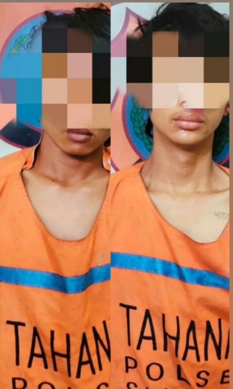 Polsek Siantar Martoba Amankan 2 Pencuri Besi Penrol Kereta Api