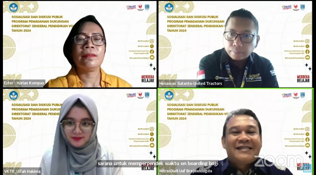 DUDI Apresiasi Penguatan Relevansi Pendidikan Vokasi Lewat Pemadanan Dukungan