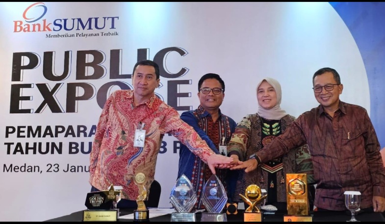 Laba Bank Sumut 2023 Rp740 M