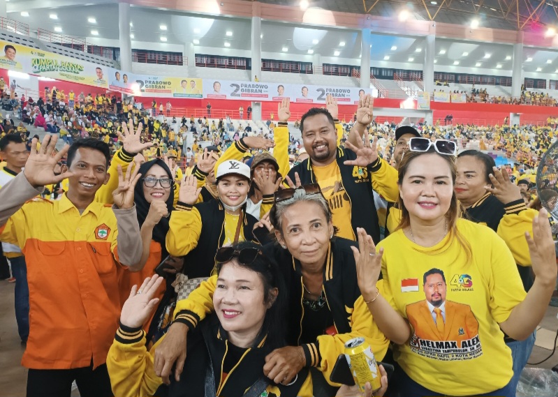 Ribuan Pendukung Helmax Alex Tampubolon Hadiri Kampanye Akbar Partai Golkar Di Medan