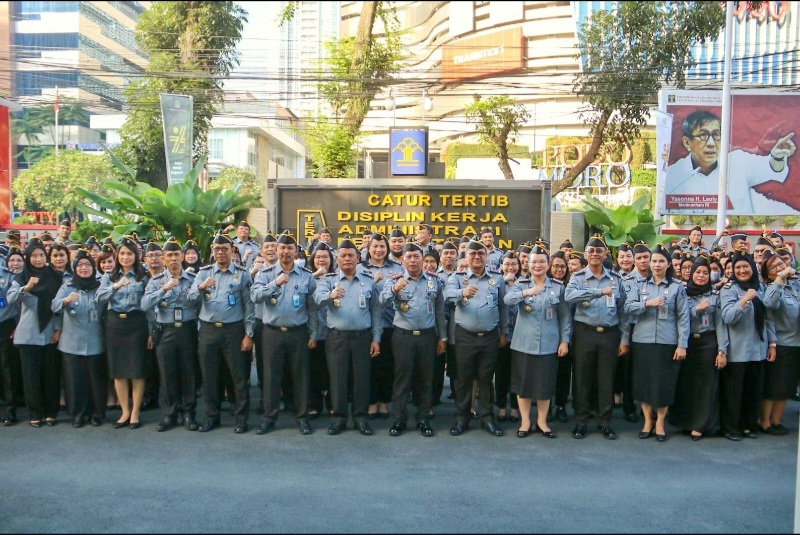 Kukuhkan Tim PZI Tahun 2024, Kakanwil Kemenkumham Sumut Ajak Jajaran Bergandeng Tangan Capai Tujuan Bersama