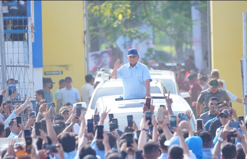 Hadiri Konser Indonesia Maju, Prabowo Ucapkan Duka Cita Wafatnya Ketua DPRD Sumut