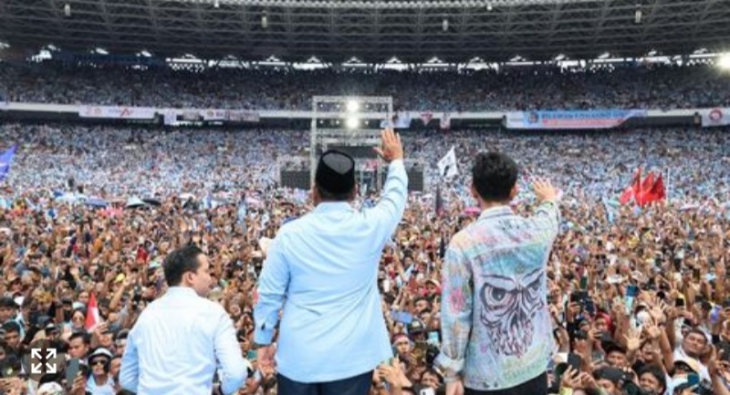TKN Prabowo: Kemeriahan Kampanye Terakhir Indikator Kemenangan