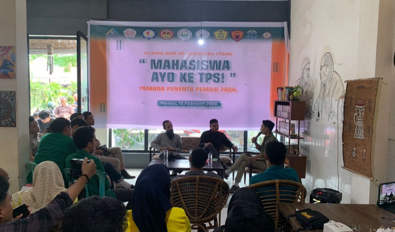 BEM Se-Sumut Bersatu Ajak Masyarakat Ke TPS Di Pemilu 2024