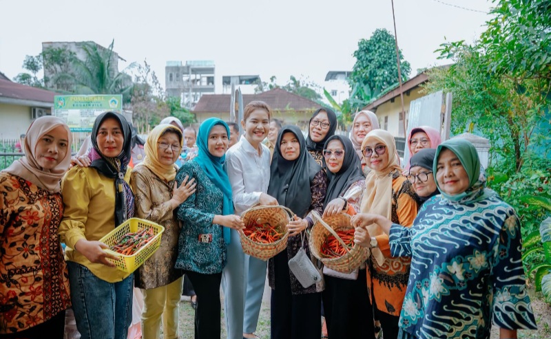 Kelompok Tani Bogainvile Makin Termotivasi Atas Kehadiran Ny Kahiyang Ayu