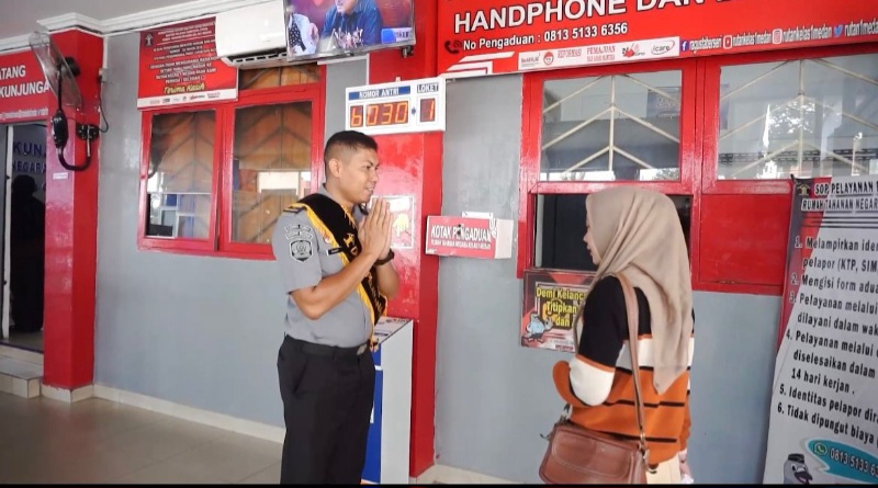 Wujudkan Pelayanan Prima, Rutan Medan Berikan Layanan Kunjungan Dengan Maksimal