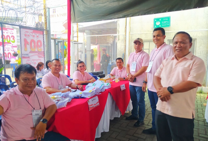 Pemilu Di Lapas Medan Bernuansa Valentine