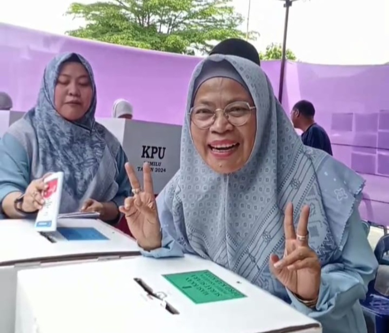 Hj. Indah Berharap Pemilu Tetap Tenang