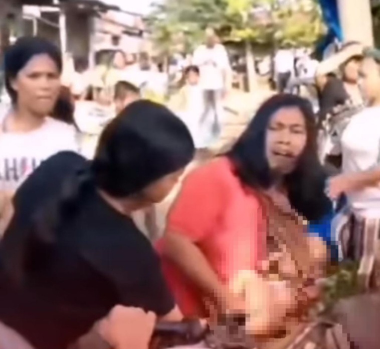 Viral Di Medsos, Ibu Gendong Bayi Dianiaya Polisi Di Mandala