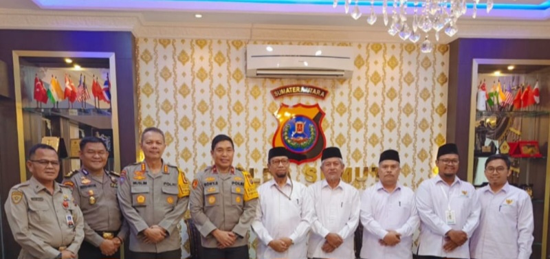 Pengurus Baznas Silaturahmi Ke Mapoldasu