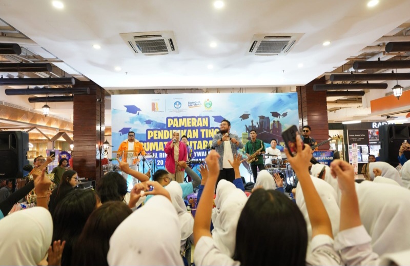 Ribuan Pelajar Antusias Kunjungi UMSU Di Pameran Pendidikan LLDikti Sumut