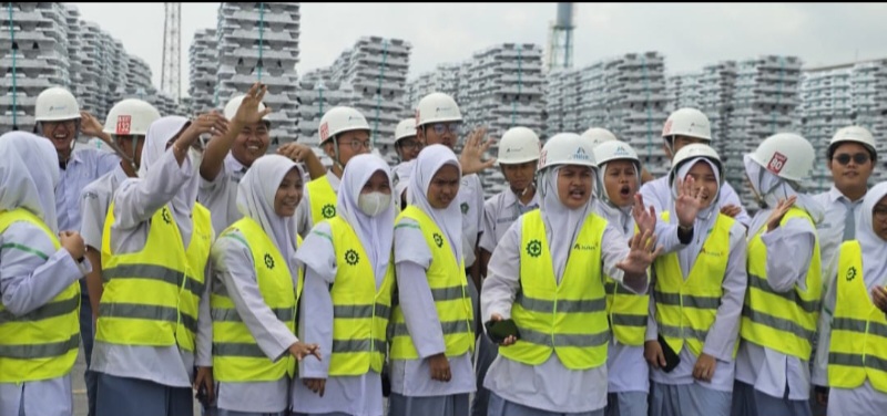 73 Siswa MAPN 4 Ikuti Study Tour Ke PT Inalum