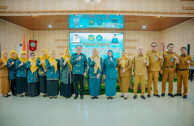Terima Tim Supervisi TP PKK Sumut, Semoga Kota Medan Raih Hasil Terbaik