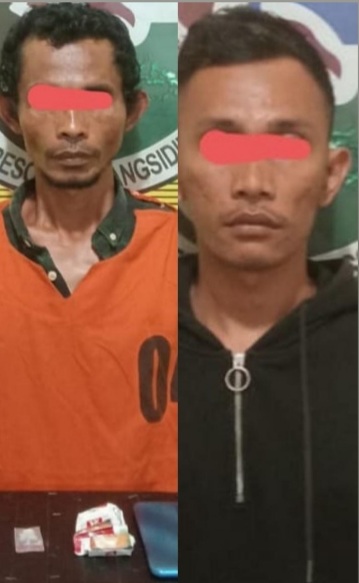 Tengah Malam, 2 Pria Diamankan Karena Sabu
