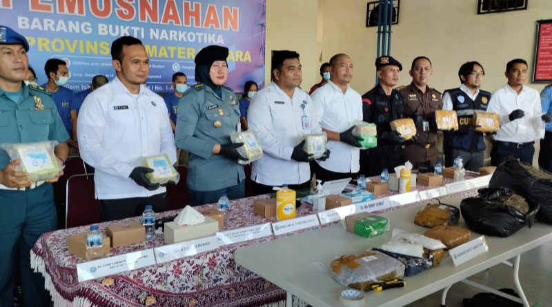 Januari-Maret, BNN Sumut Tangkap 8 Pengedar Narkoba