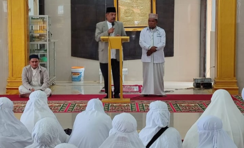 Ketua IPHI Sumut Beri Semangat Calon Jamaah Haji Di Padang Sidempuan