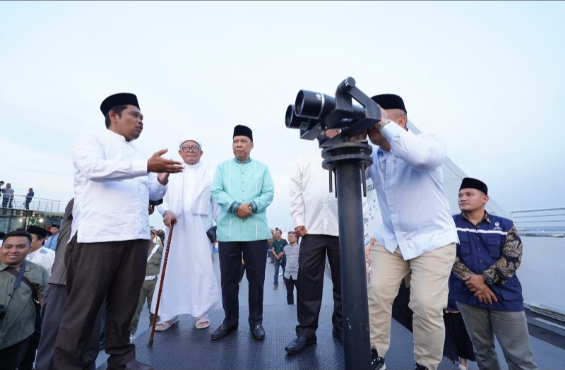 OIF UMSU Titik Pengamatan Rukyatul Hilal Pemko Medan